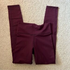 Fabletics Deep Burgundy Leggings